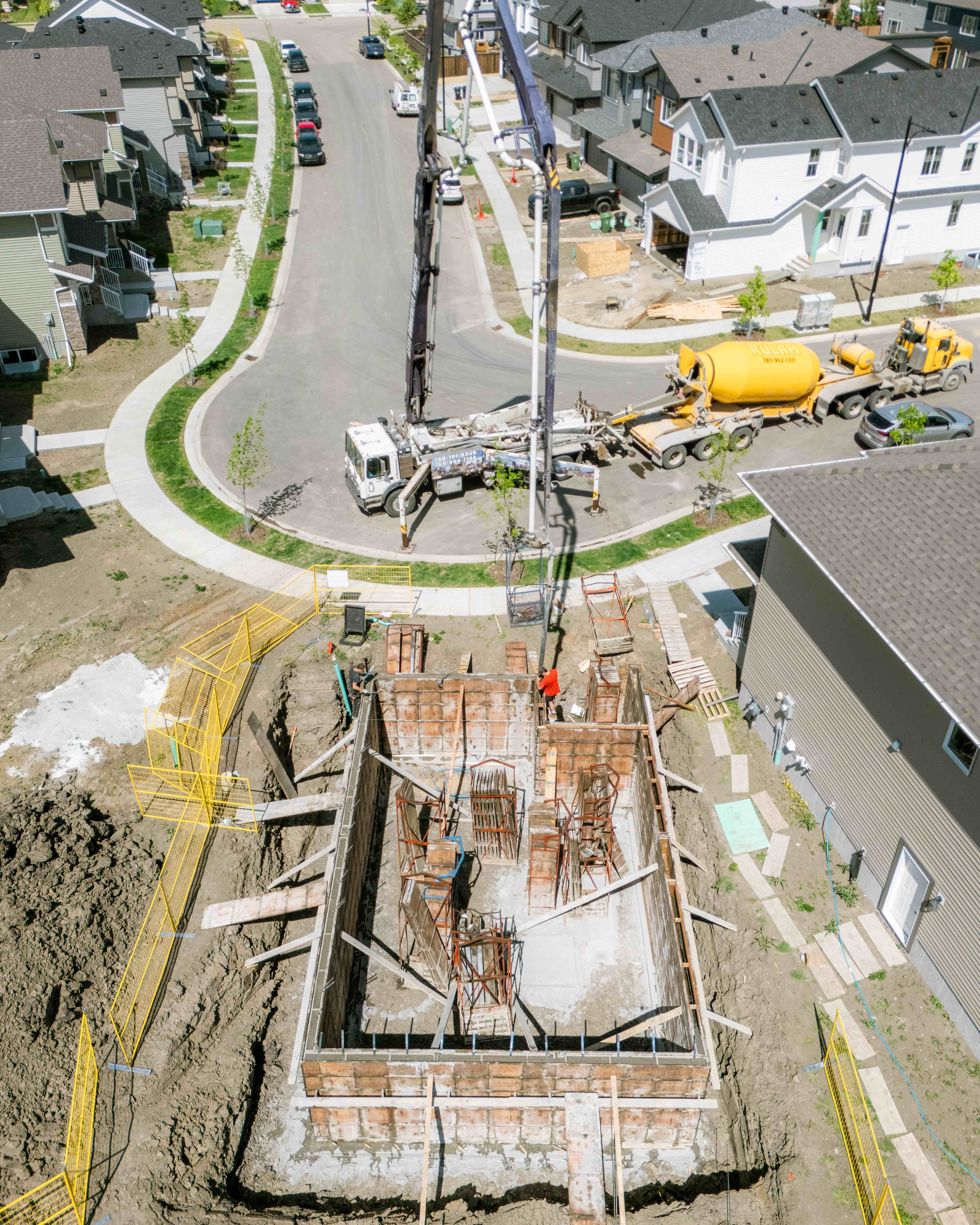 Multi-Pour Foundation